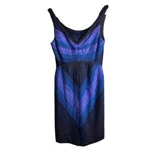Zac Posen Ombre Dress Marine Size 4